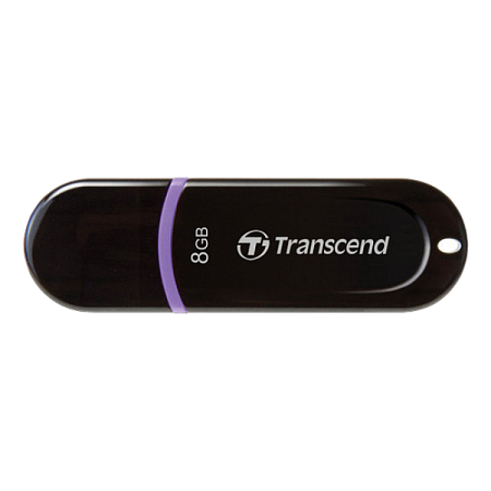 USB Flash накопитель Transcend JetFlash 300, 8Гб, Чёрный