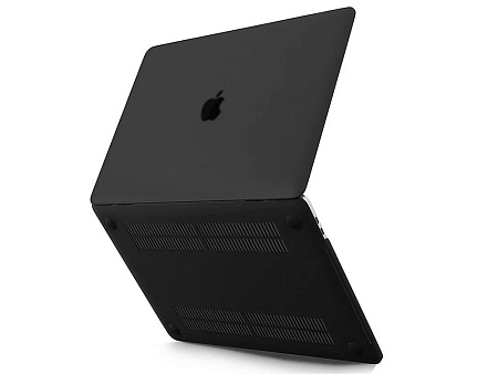Чехол для ноутбука Tech Protect Smartshell Macbook Pro 13 (2016-2022), 13.3", Поликарбонат, Матовый чёрный