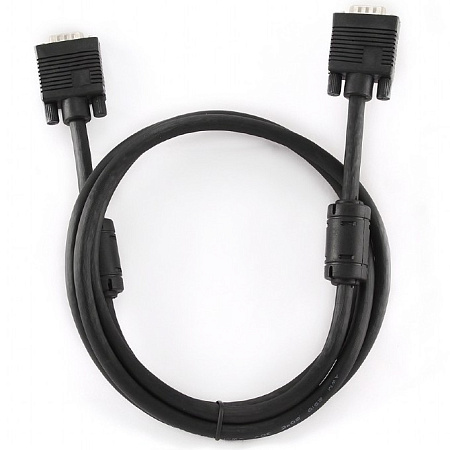 Видео кабель Cablexpert CC-PPVGA-6B, VGA D-Sub (M) - VGA D-Sub (M), 1,8м, Чёрный