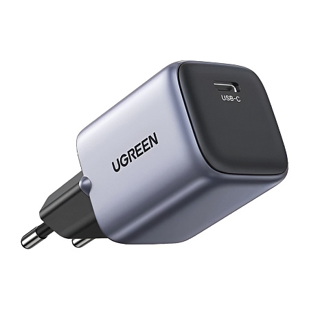 UGREEN Nexode GaN Charger 1xType-C 30W CD319, Space Gray