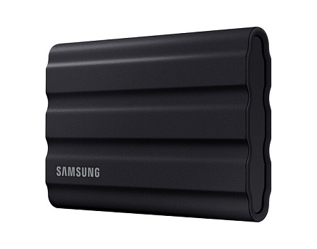 Внешний портативный SSD накопитель Samsung Portable SSD T7 Shield, 1 ТБ, Чёрный (MU-PE1T0S/WW)