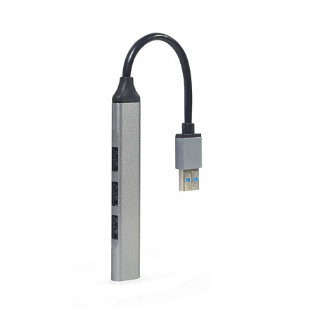 USB-концентратор Gembird UHB-U3P1U2P3-02, Серебристый