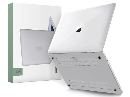 Чехол для ноутбука Tech Protect Smartshell Macbook Pro 16 (2021-2023), 16.2", Поликарбонат, Crystal Clear