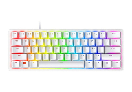 Gaming Keyboard Razer Huntsman Mini, Mechanical, 60% Form Factor, Optical Clicky SW, Aluminum, Doubl