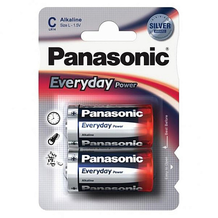 Батарейки Panasonic LR14REE, LR14, 2шт.