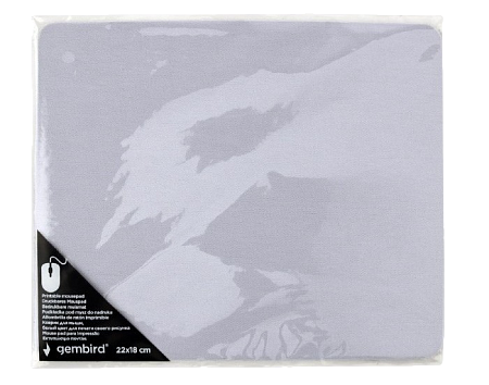 Коврик для мыши Gembird MP-PRINT-S, 220мм x 180мм, Белый