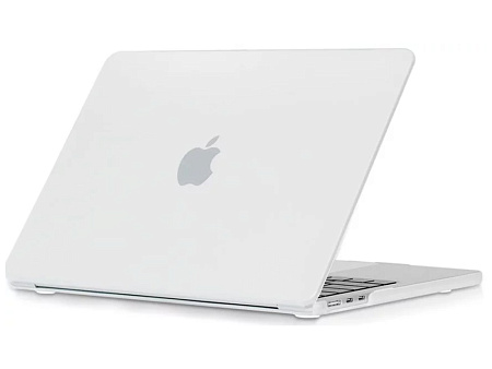 Чехол для ноутбука Tech Protect Smartshell Macbook Air 13 (2022), 13.6", Поликарбонат, Matte Clear