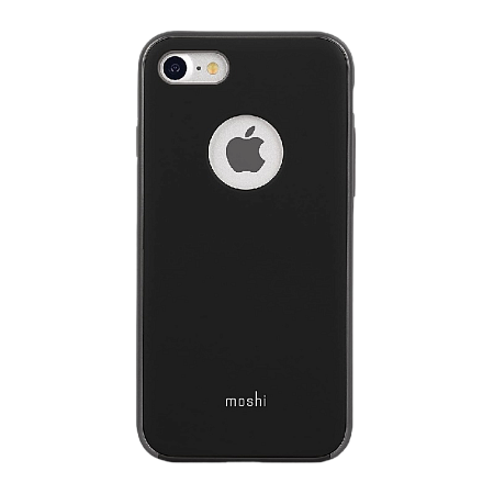 Чехол QUMO iGlaze - iPhone 8/7/SE 2020, Чёрный