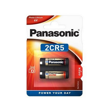Батарейки Panasonic 2CR-5L, 2CR5, 1400 мА·ч, 2 шт.