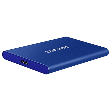 Внешний портативный SSD-накопитель Samsung Portable SSD T7, 500 GB, Синий (MU-PC500H/WW)
