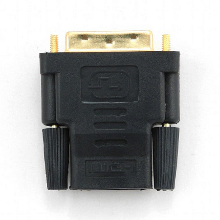 Видеоадаптер Cablexpert A-HDMI-DVI-2,  - DVI-I (M), Чёрный