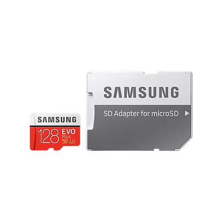 Карта памяти Samsung EVO Plus MicroSD, 128Гб (MB-MC128HA/RU)