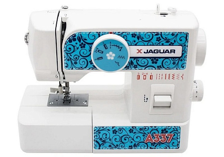 Швейная машина JAGUAR A337, Белый Синий