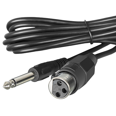 Микрофон SVEN MK-130 / 3.5mm mini-jack, 6.7mm jack/ 3m / Black