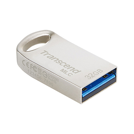 USB Flash накопитель Transcend JetFlash 720, 32Гб, Серебристый