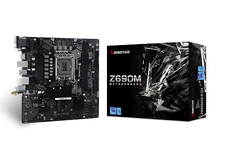 Материнская плата BIOSTAR B690MX2-E D4 / Socket 1700 / Z690 / DDR4 / mATX Материнская плата BIOSTAR B690MX2-E D4 / Socket 1700 / Z690 / DDR4 / mATX