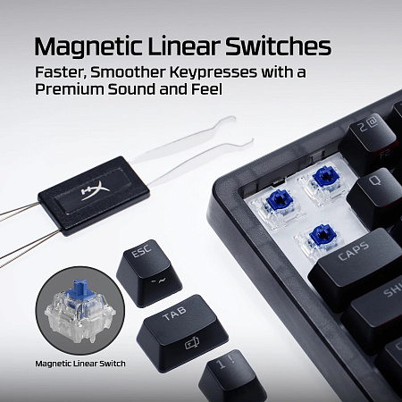 Магнитная игровая клавиатура HYPERX Alloy Origins 2 PRO 65, [BN7S3AA#ABA]