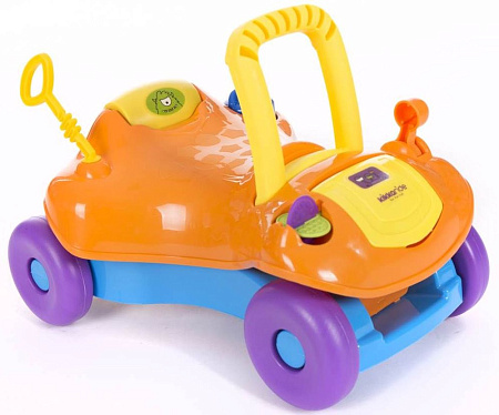 Детская машинка 2-в-1 Kikka Boo Ride-On, Оранжевый
