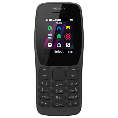 Мобильный телефон Nokia 110, Чёрный
