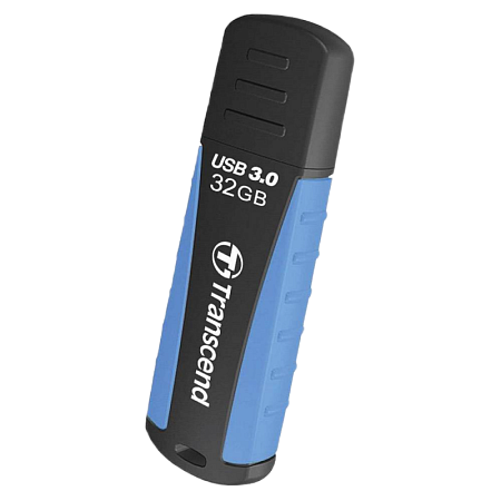 USB Flash накопитель Transcend JetFlash 810, 32Гб, Чёрный/Синий