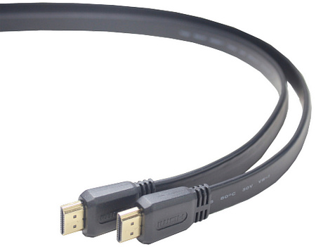 Видеокабель Cablexpert CC-HDMI4F-1M, HDMI (M) - HDMI (M), 1м, Чёрный