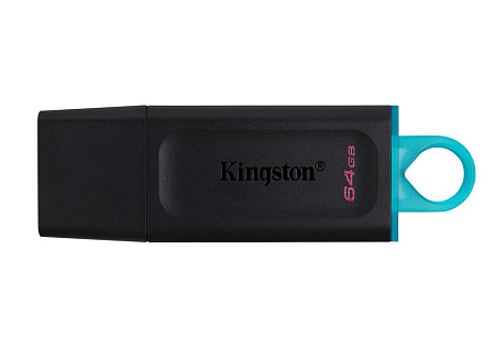 USB Flash накопитель Kingston DataTraveler Exodia, 64Гб, Черный/Синий