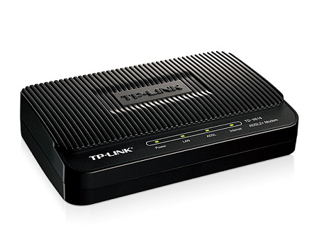 ADSL Модем TP-LINK TD-8616, ADSL/ADSL2/ADSL2 + до 24 Мбит/с, Чёрный
