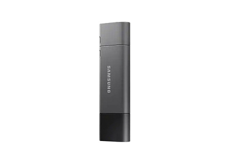 USB Flash накопитель Samsung DUO Plus, 64Гб, Чёрный/Серый