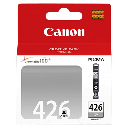Картридж чернильный Canon CLI-426, 9мл, Серый