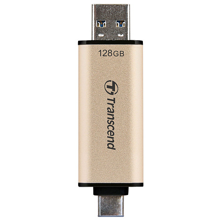 USB Flash накопитель Transcend JetFlash 930C, 128Гб, Золотистый