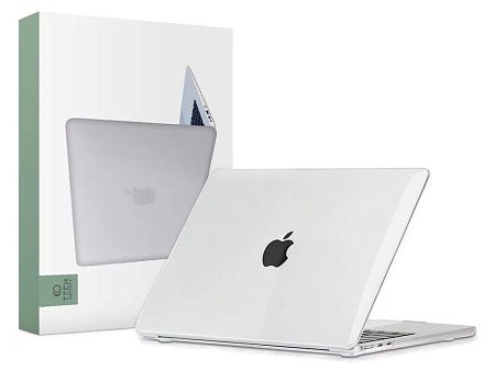Чехол для ноутбука Tech Protect Smartshell Macbook Air 13 (2022), 13.6", Поликарбонат, Crystal Clear