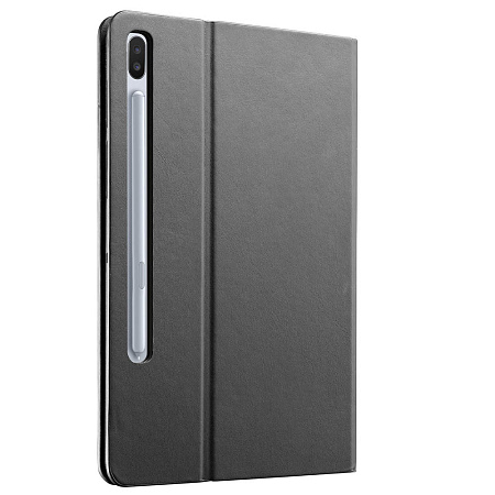 Чехол для планшета Cellularline Folio - Galaxy Tab S7+, 12,4", Искусственная кожа, Чёрный