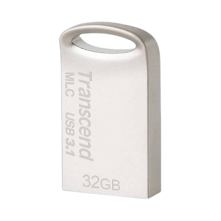 USB Flash накопитель Transcend JetFlash 720, 32Гб, Серебристый