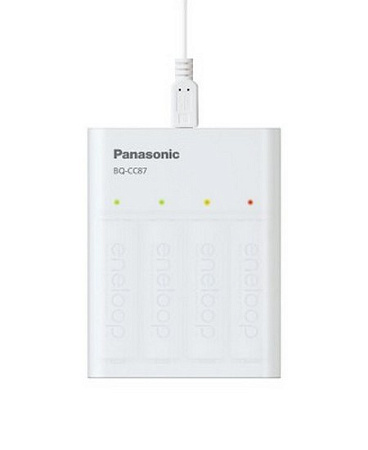 Зарядное устройство Panasonic BQ-CC87USB, Белый