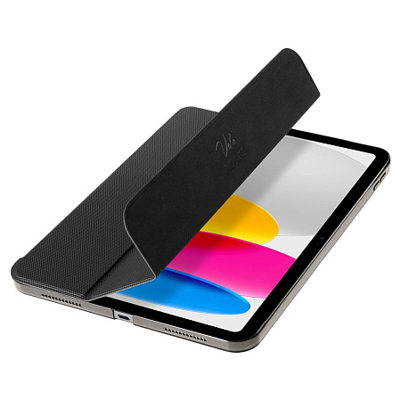 Чехол для планшета Spigen iPad, Liquid Air, 10,9", ТПУ, ПУ, Чёрный