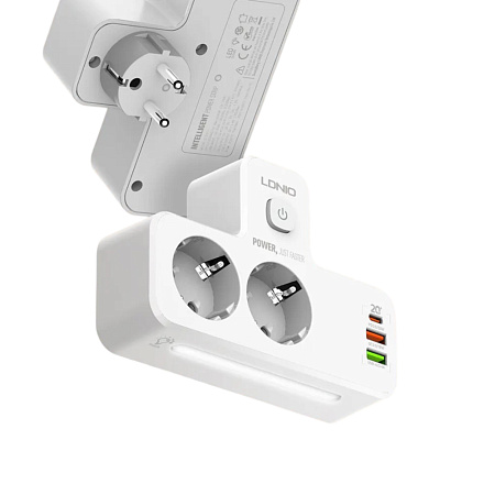 Mopu Power Strip 2 Prize 2 USB SE2337