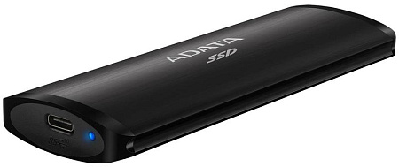 Внешний портативный SSD накопитель ADATA SE760, 512 GB, Чёрный (ASE760-512GU32G2-CBK)