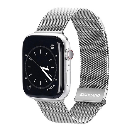 DUX DUCIS Strap Milanese Version Apple Watch 42MM/44MM/45MM, Silver