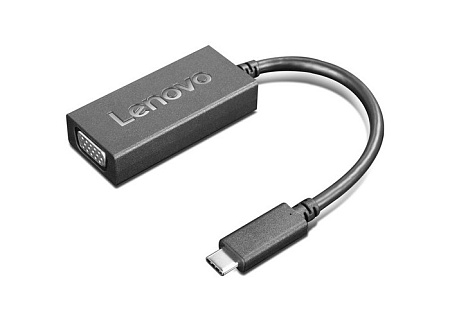USB-адаптер Lenovo USB-C to VGA, Чёрный