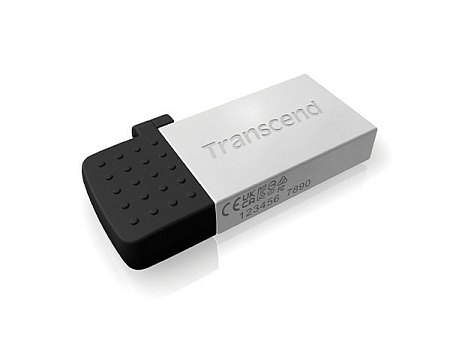 USB Flash накопитель Transcend JetFlash 380, 64Гб, Серебристый