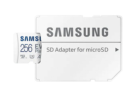 Карта памяти Samsung EVO Plus MicroSD, 256Гб (MB-MC256KA/RU)
