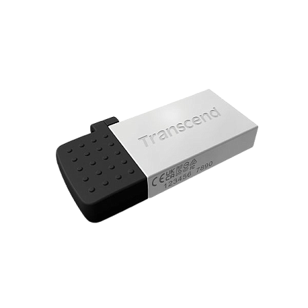 USB Flash накопитель Transcend JetFlash 380, 64Гб, Серебристый