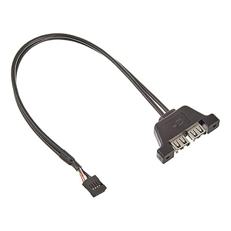 Кабель ASRock DESKMINI 2X USB 2.0, Черный
