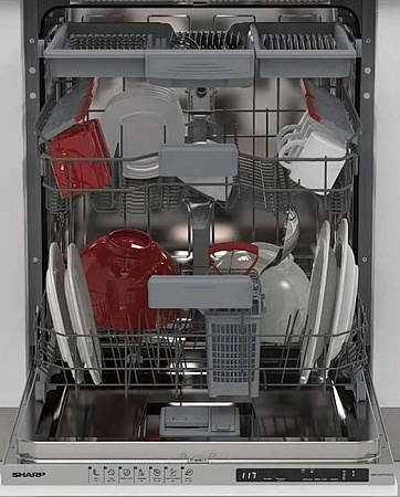 Посудомоечная машина Sharp QW-NI27I47DX-EU, Белый