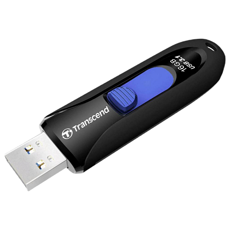 USB Flash накопитель Transcend JetFlash 790, 16Гб, Чёрный