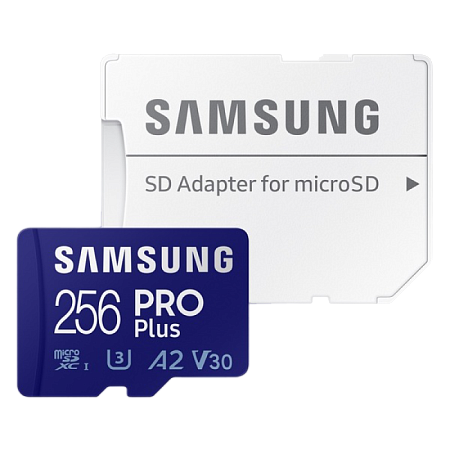 Карта памяти Samsung PRO Plus MicroSD, 256Гб (MB-MD256KA/KR)