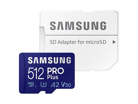 Карта памяти Samsung EVO Plus MicroSDXC, 512Гб (MB-MD512KA/KR)