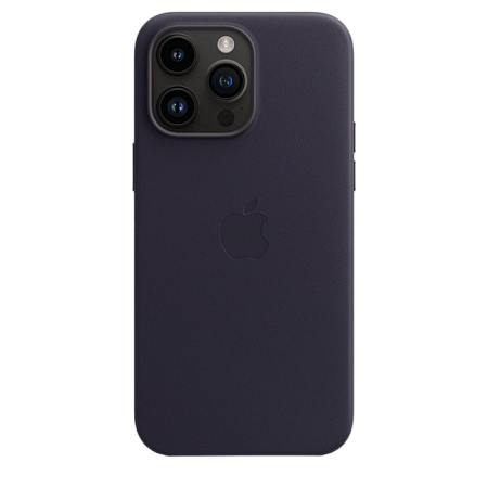 Чехол Apple iPhone 14 Pro Max Leather Case with MagSafe, Фиолетовый
