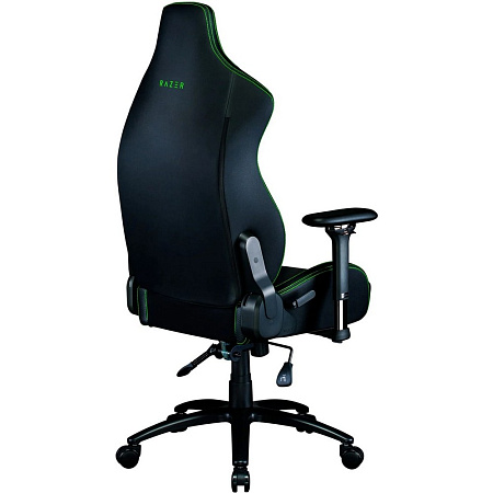 Игровое кресло RAZER Iskur, ПВХ Кожа, Черный/Зеленый