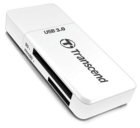 Кардридер Transcend TS-RDF5, USB Type-A, Белый